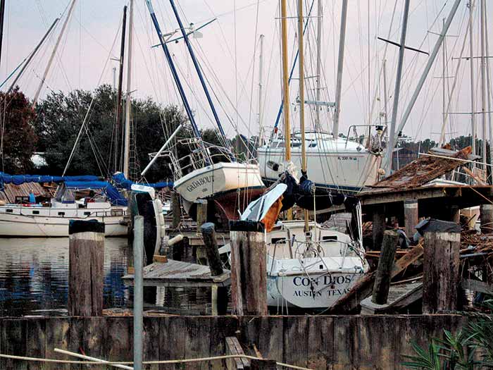 Hurricane Katrina damage