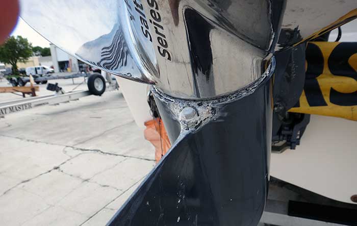 Calcareous deposits and cathodic corrosion to aluminum out