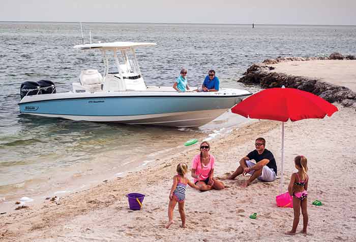 270 Dauntless beached