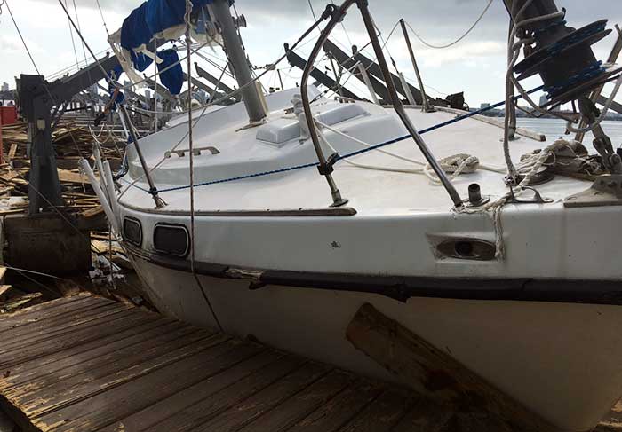 Damage from Hurricane Irma