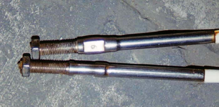 Turn buckle corrosion