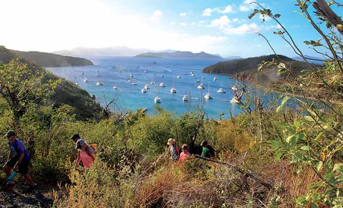 Hiking Norman Island
