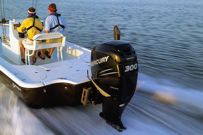 Verado Yellowfin motoring along