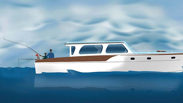 San Souci boat illustration