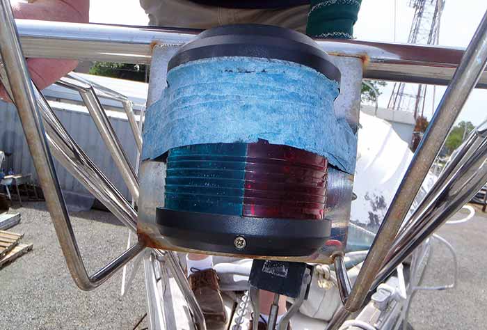 Bow light tape repair