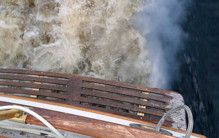 Smoke coming from engine compartment