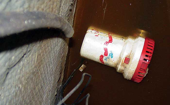 Unmounted bilge pump