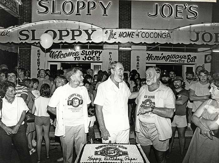 Hemingway look-alike contest at Sloppy Joe's