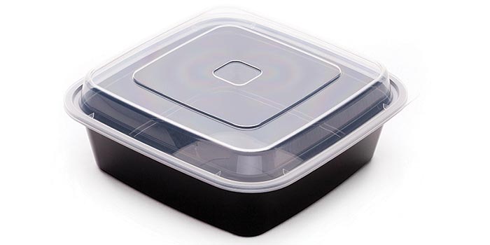 Plastic food container