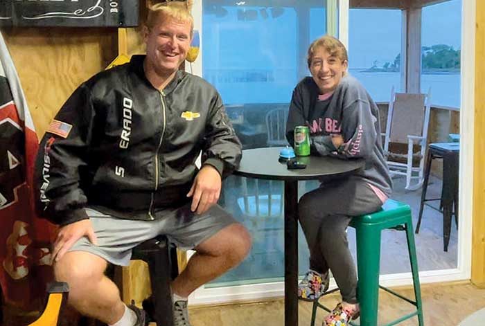 Kicking back in Jack and Pickles