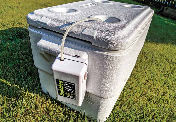 Livewell Step 4: Aerator tube