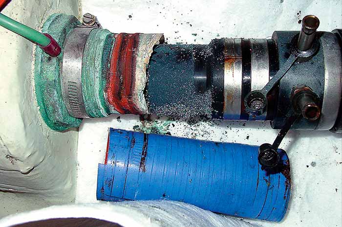 Equipment failure below the waterline