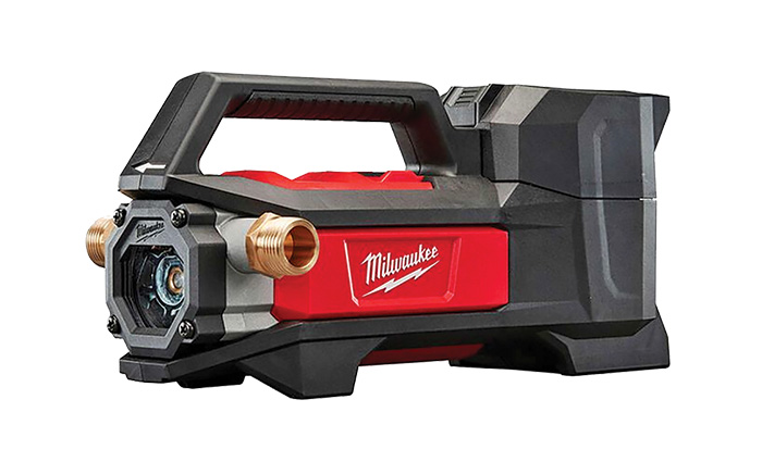 Red and black power wrench