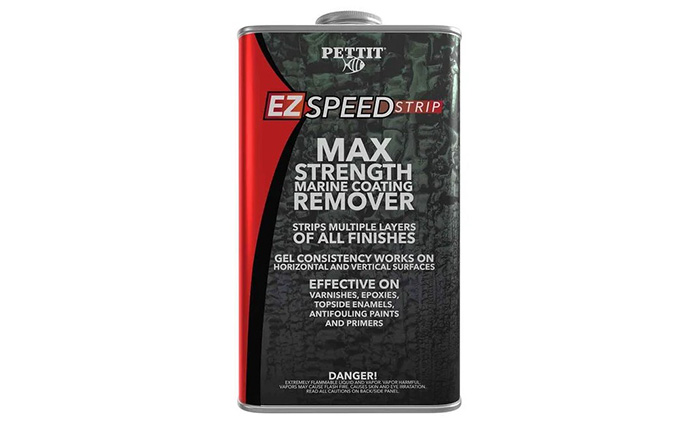 Black and red metal container with white lettering and silver cap.